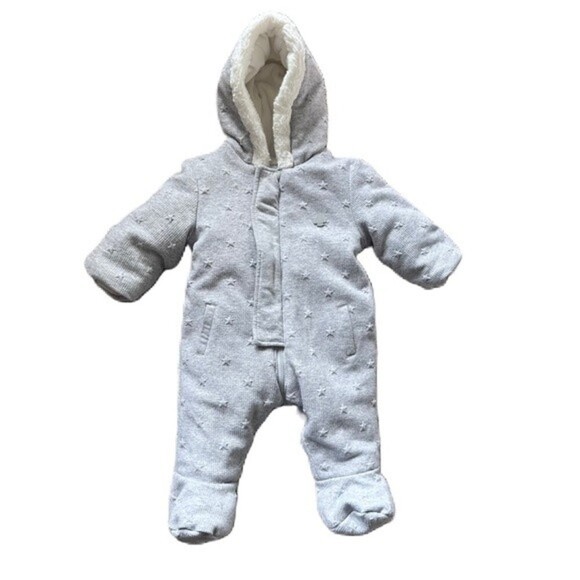 Mayoral Grey Other - Mayoral Grey unisex Waffle Knit Fleece lined Pramsuit 3 months